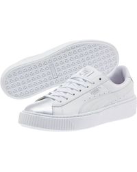 puma basket platform iridescent puma basket platform iridescent